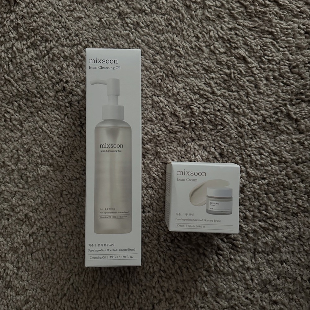 Mixsoon Bean Cleansing Oil and Cream Set - White